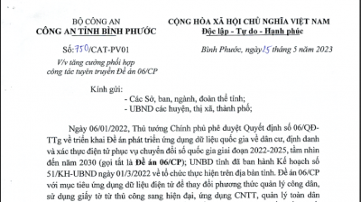 Tăng cường phối hợp công tác tuyên truyền Đề án 06/CP