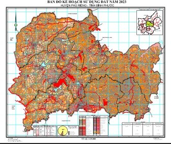 Kế hoạch sử dụng đất năm 2023 - huyện Phú Riềng