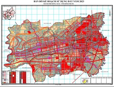 Kế hoạch sử dụng đất năm 2023 - thành phố Đồng Xoài