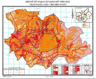 Kế hoạch sử dụng đất năm 2023 - thị xã Phước Long